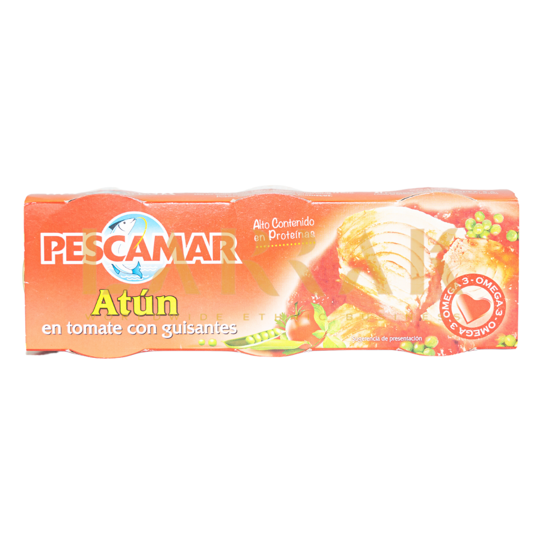 ATUN TOMATE Y GUISANTES PACK3