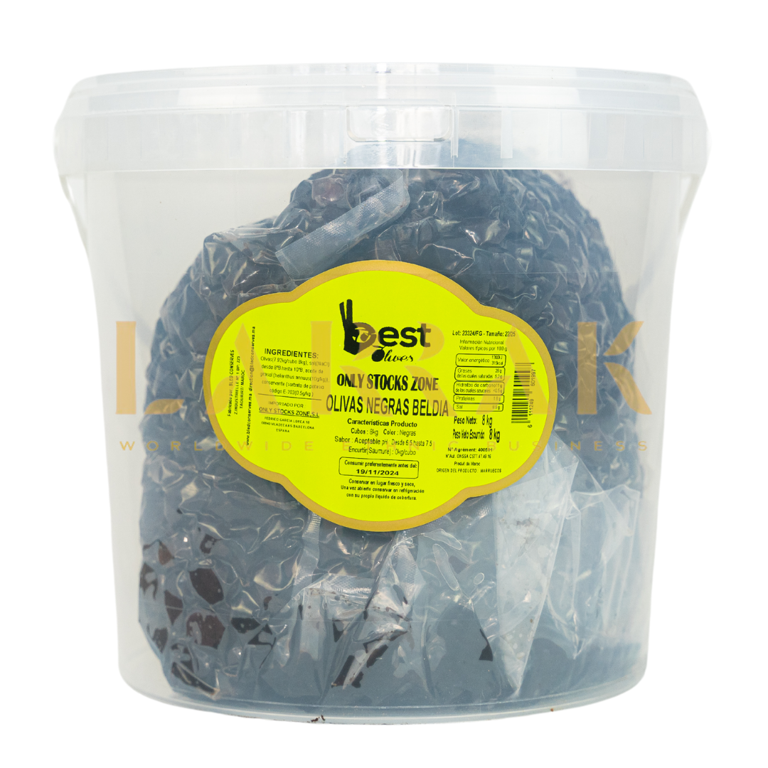 BLACK OLIVES, GREECE 8KG
