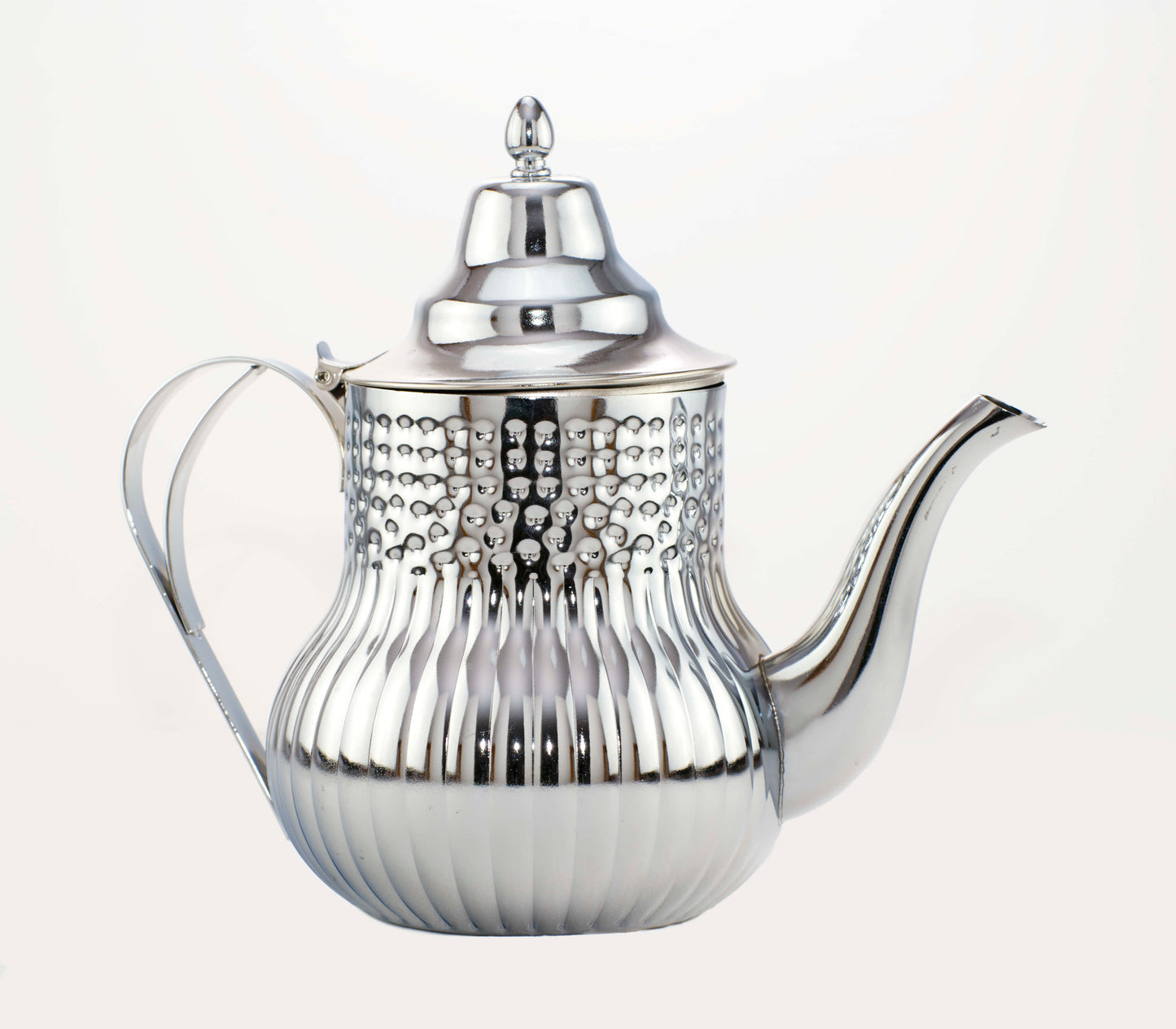 TETERA PLATEADA CON DISEÑO