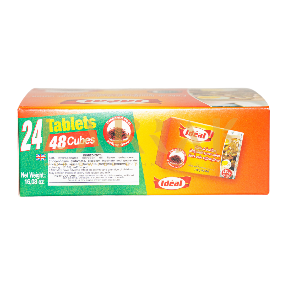 IDEAL PASTILLAS CALDO AZAFRAN CAJA 24U