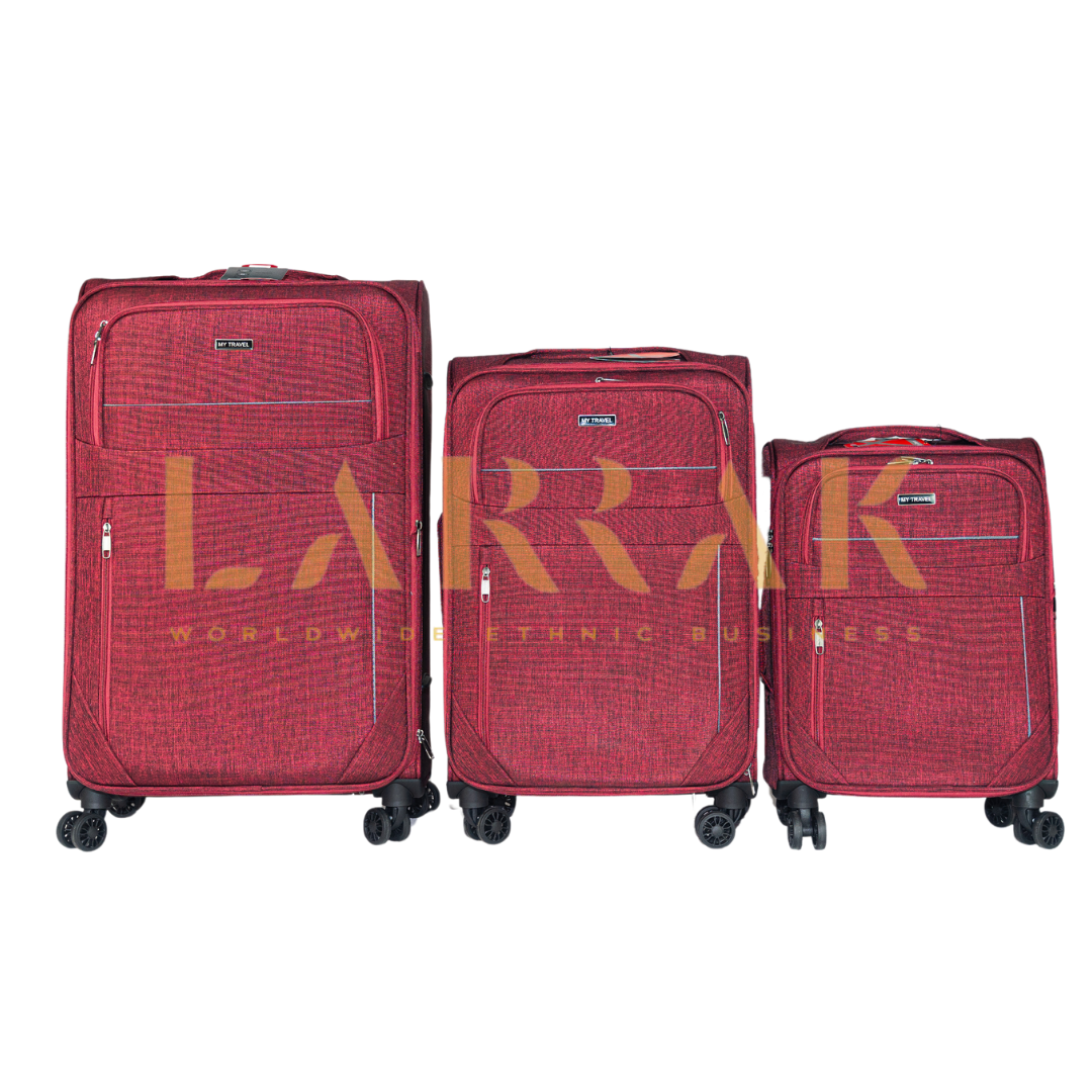 JUEGO MALETAS TROLLEY CASE (TELA) B-134