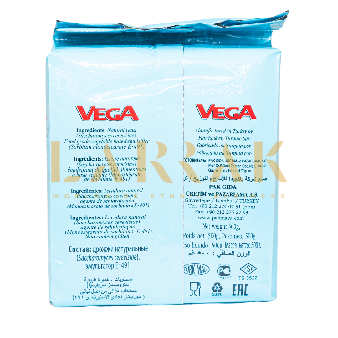 LEVADURA INSTANTANEA VEGA SECA 500 G